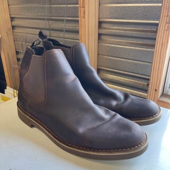 Clark’s Size 13 Men’s Boots Low Cut Leather Brown main image 8